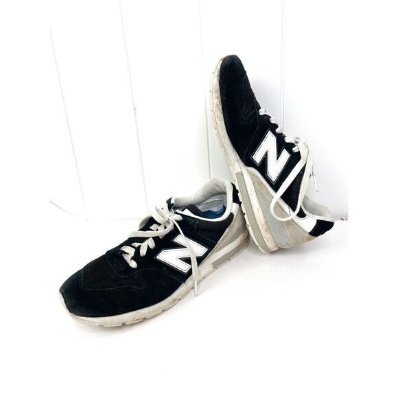 New‎ Balance 996 Rev Lite Black Suede Shoes Size 7 - Picture 1 of 8